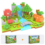 111 PCS Magworld Magnetic Cubes Forest and Pumpkin 2 in 1 Building Blocks-Toylogy