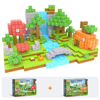 111 PCS Magworld Magnetic Cubes Forest and Pumpkin 2 in 1 Building Blocks-Toylogy