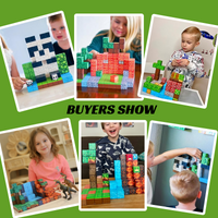 229 PCS Magworld Magnetic Cubes Forest, Pumpkin, Dinosaur and Panda Set 4 in 1 Building Blocks-Toylogy