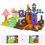 194 PCS Magworld Magnetic Cubes Magic Portal Blossom and Sword 2 in 1 Set-Coodoo