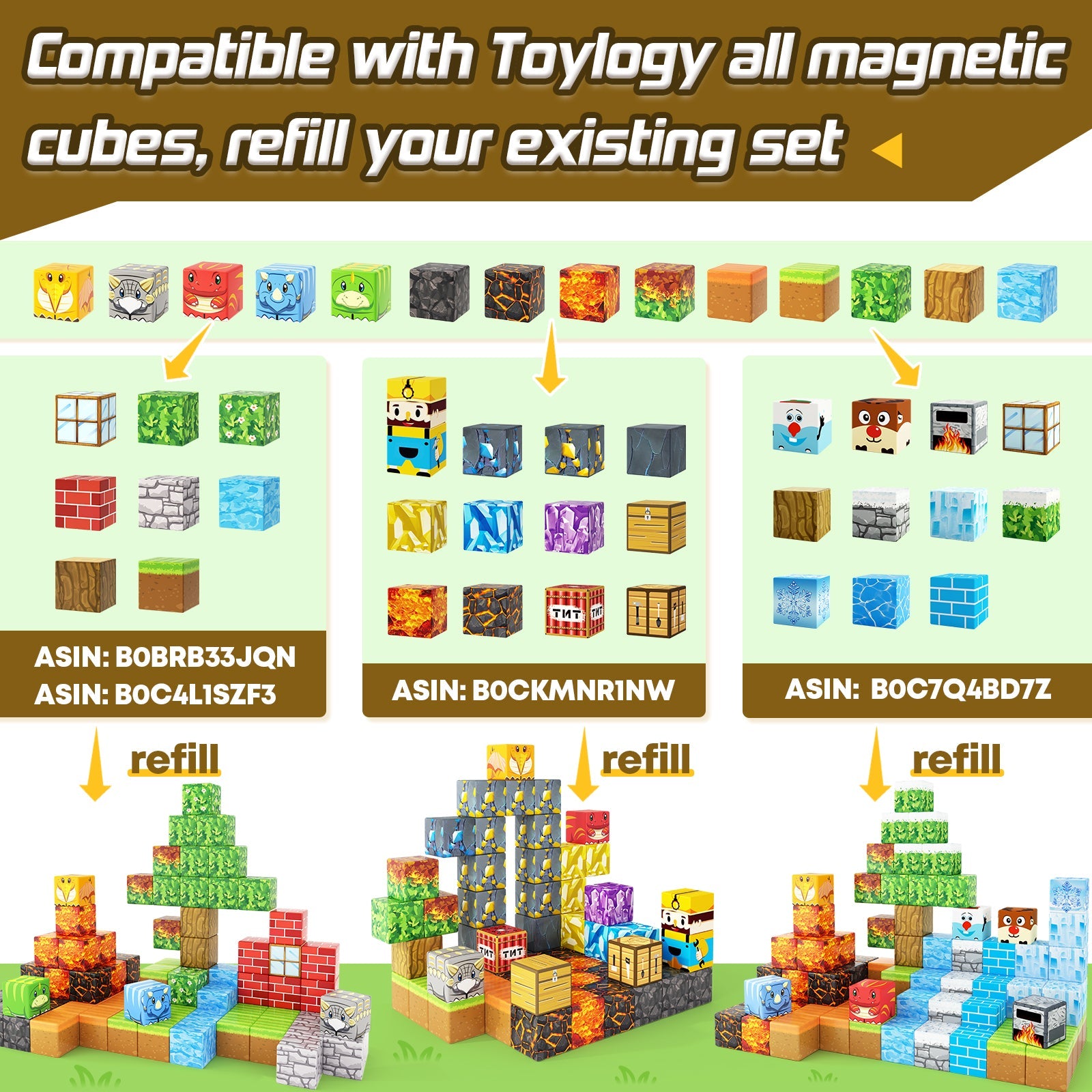 Magworld Magnetic Cubes Volcano Set 80PCS Mine Magnet World-Toylogy
