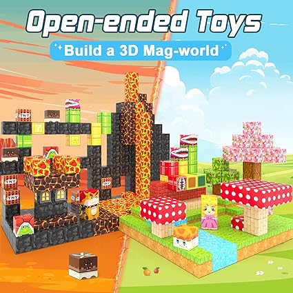 Magworld Magnetic Cubes Teleport Pipes Set 110PCS Mine Magnet World-Coodoo