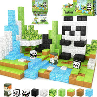 Magworld Magnetic Cubes Panda Set 70PCS Mine Magnet World-Toylogy