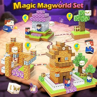 Magworld 100PCS Magic School Magnetic Blocks
