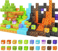 Magworld Magnetic Cubes Dinosaur Adventure Set 84PCS Mine Magnet World-Coodoo