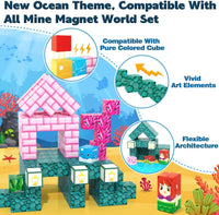 Magworld Magnetic Cubes Ocean Set 54PCS Mine Magnet World Exploration Set
