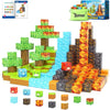 48PCS Magworld Magnetic Cubes Volcano Set Mine Magnet World-Toylogy