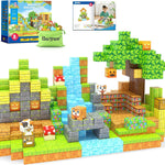 Magworld Magnetic Blocks - 90PCS Bamboo Reading Nook Building Craft-Soyee