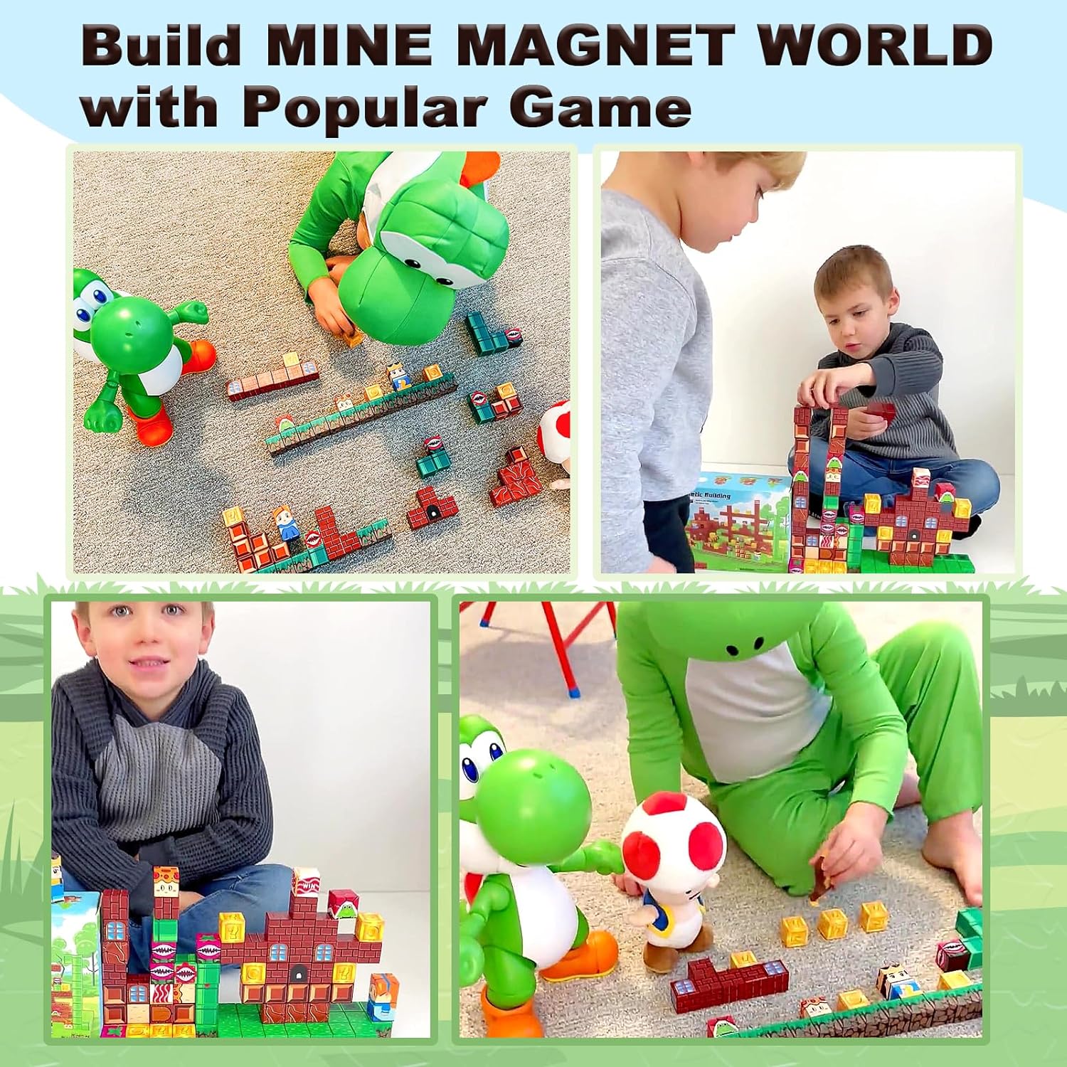 Magworld Magnetic Blocks Game Adventure Set 108PCS-Soyee