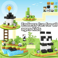 Magworld Magnetic Cubes Panda Set 70PCS Mine Magnet World-Toylogy