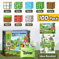 Magworld Magnetic Cubes Forest Set 100PCS Mine Magnet World-Toylogy