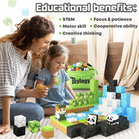 Magworld Magnetic Cubes Panda Set 70PCS Mine Magnet World-Toylogy