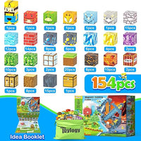 154PCS Magworld Sword Caverns Dinosaur Adventure Magnetic Blocks