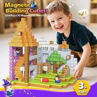 Magworld 100PCS Magic School Magnetic Blocks