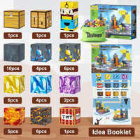 Magworld Magnetic Cubes Pickaxe Set 48PCS Mine Magnet World-Toylogy