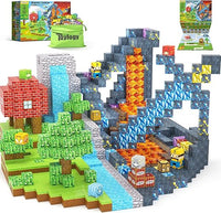 154PCS Magworld Sword Caverns Dinosaur Adventure Magnetic Blocks