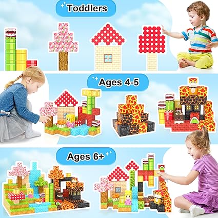 Magworld Magnetic Cubes Teleport Pipes Set 110PCS Mine Magnet World-Coodoo