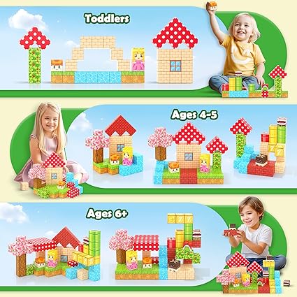 72 PCS Magworld Magnetic Blocks - Build Mine Magnet World Magic Teleport Pipes Set-Coodoo