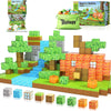 Magworld Magnetic Cubes Pumpkin House Set 63PCS Mine Magnet World-Toylogy