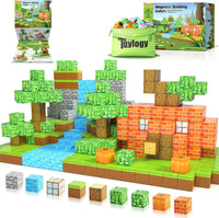Magworld Magnetic Cubes Pumpkin House Set 63PCS Mine Magnet World-Toylogy