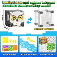 Magworld 100 PCS Magnetic Blocks Forest Set Building Toys for Kids