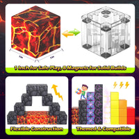 Magworld 100PCS Magnetic Blocks Toddler Outdoor STEM Toys for Kids