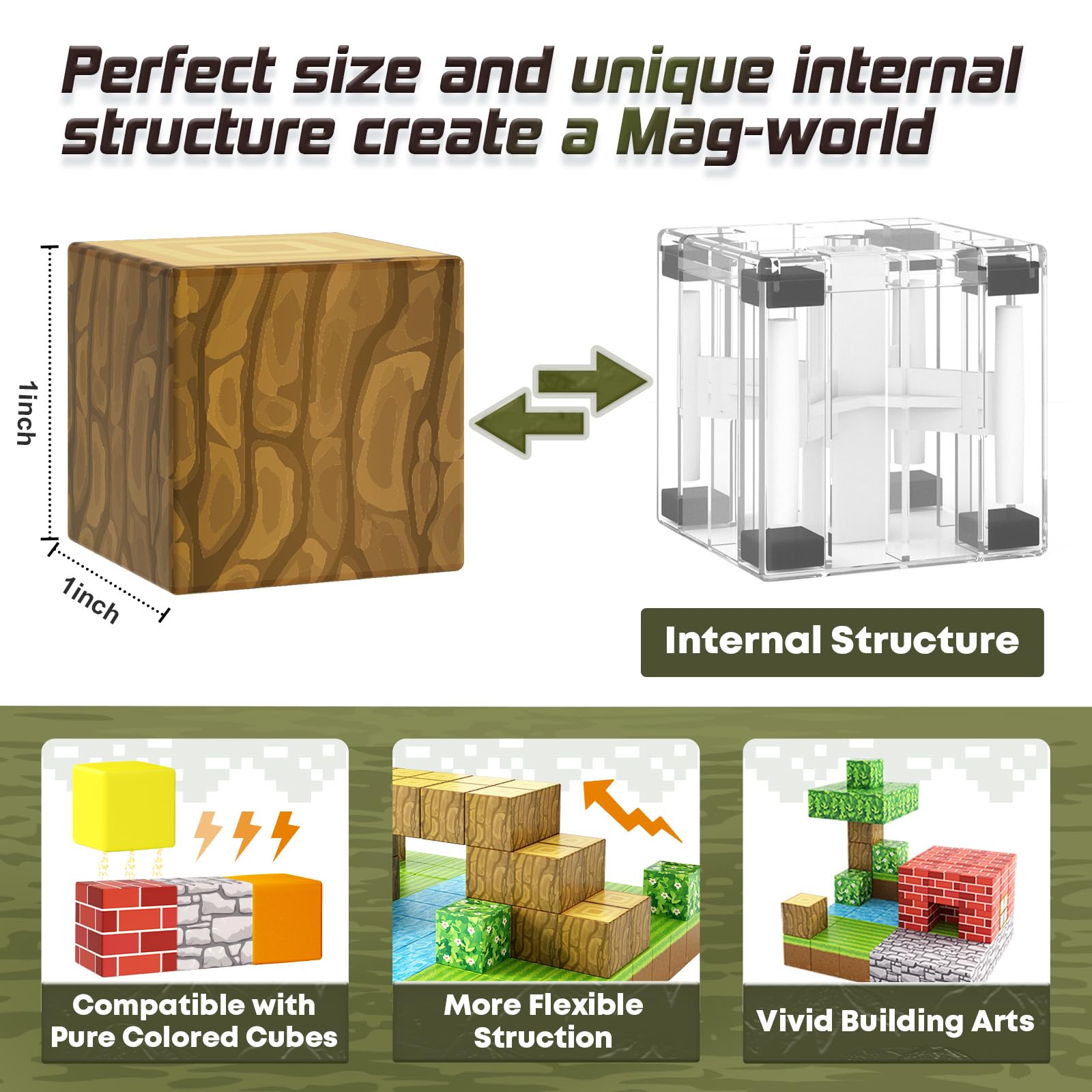 229 PCS Magworld Magnetic Cubes Forest, Pumpkin, Dinosaur and Panda Set 4 in 1 Building Blocks-Toylogy