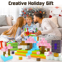 194 PCS Magworld Magnetic Cubes Magic Portal Blossom and Sword 2 in 1 Set-Coodoo
