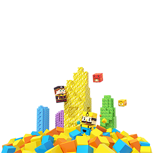 Magworld® Pixel World Magnetic Blocks