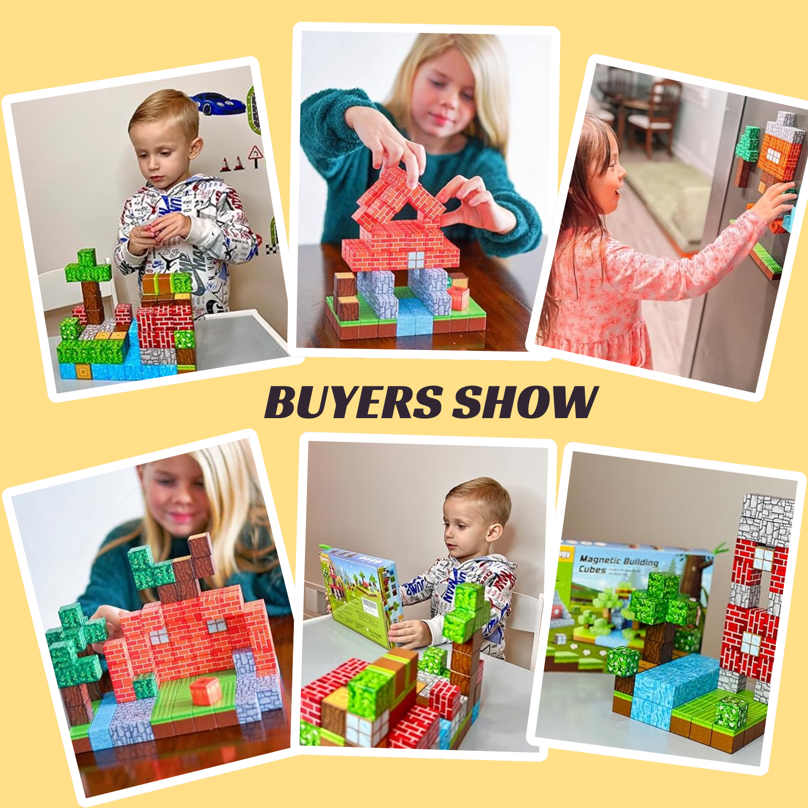 111 PCS Magworld Magnetic Cubes Forest and Pumpkin 2 in 1 Building Blocks