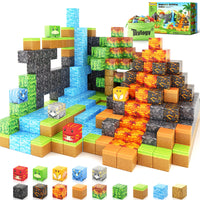 Magworld Magnetic Cubes Volcano Set 80PCS Mine Magnet World-Toylogy