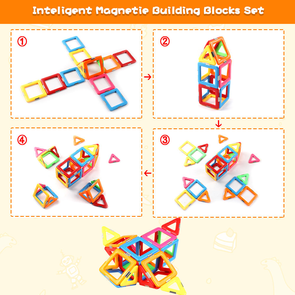 30PCS Starter Set Magnetic Blocks