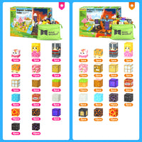 194 PCS Magworld Magnetic Cubes Magic Portal Blossom and Sword 2 in 1 Set-Coodoo