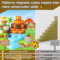 Magworld Magnetic Cubes Volcano Set 80PCS Mine Magnet World-Toylogy