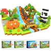 229 PCS Magworld Magnetic Cubes Forest, Pumpkin, Dinosaur and Panda Set 4 in 1 Building Blocks
