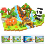 229 PCS Magworld Magnetic Cubes Forest, Pumpkin, Dinosaur and Panda Set 4 in 1 Building Blocks