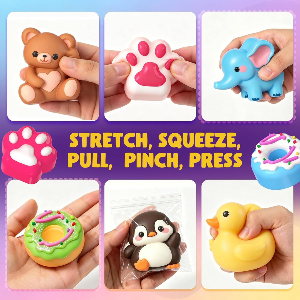 DIY Squishy Making Kit Squishies Sensory Toys for Kids Craft Kits for Girls