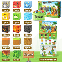 Magworld Magnetic Cubes Volcano Set 80PCS Mine Magnet World-Toylogy