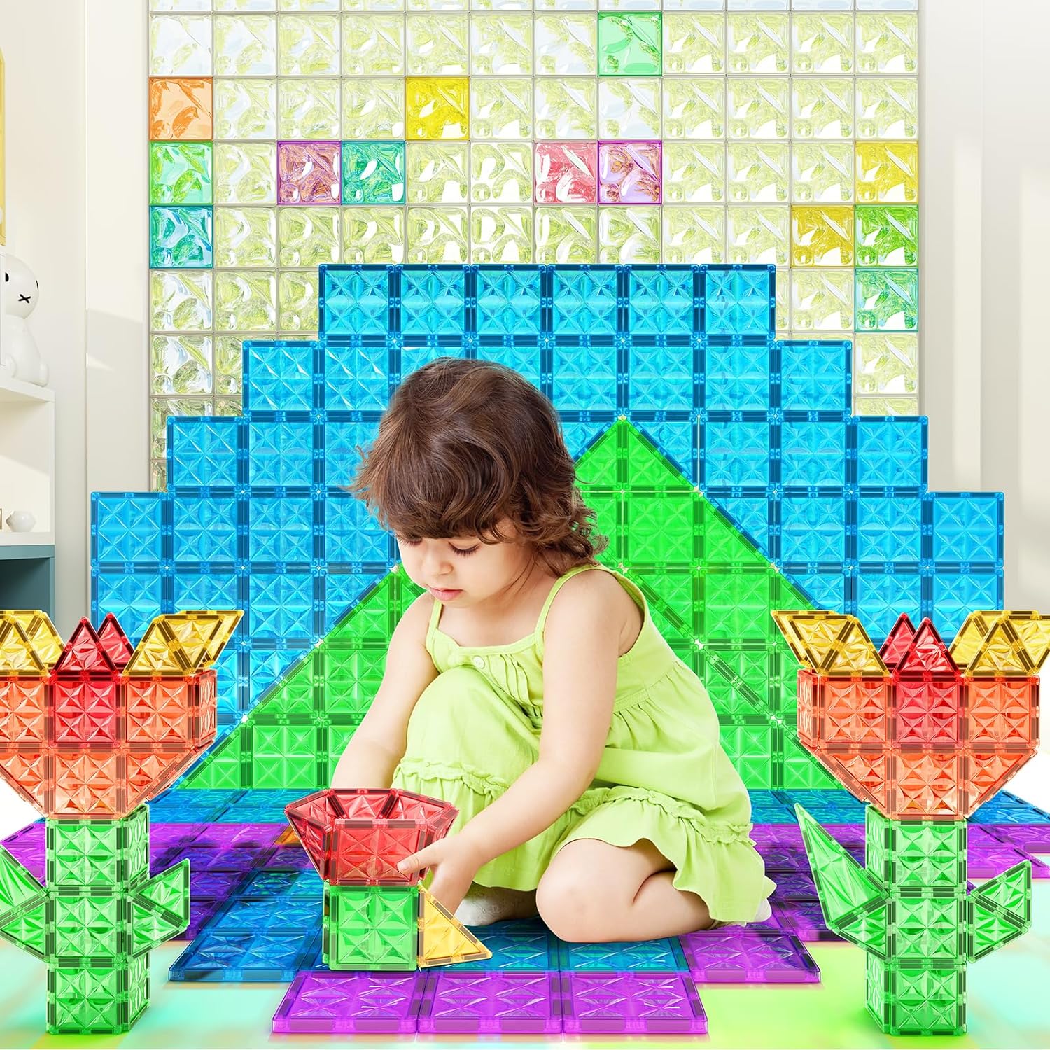 36PCS Magnetic Tiles - Starter Set