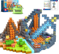Magworld 168PCS Dinosaur Mine Magnetic Blocks Kids Toys STEM Montessori Learning Material