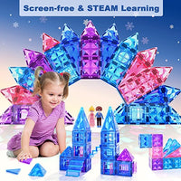 58PCS Diamond Magnetic Tiles Princess Girls Toys-Soyee