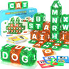 Magnetic Tiles Learn Letters Magnetic Building Blocks for Kids Ages 3-12 Double-Sided Uppercase & Lowercase Magnetic Letter Preschool Learning Toys, Educational STEM Toys & Back to School Supplies