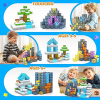 120PCS Frozen Mine Magnetic Blocks-Toylogy