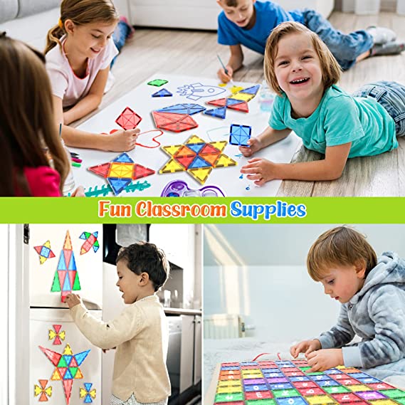 40PCS Magnetic Tiles Starter Set