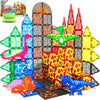 48PCS Lava Dinosaur World Set Magnetic Tiles