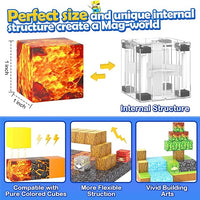Magworld 168PCS Dinosaur Mine Magnetic Blocks Kids Toys STEM Montessori Learning Material