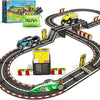 28 PCS Magnetic Tiles Racing Track & Road Expansion Set with Car Toys,