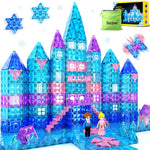 102PCS Diamond Magnetic Tiles Frozen Toys