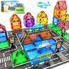 38PCS Magnetic Tiles Road Set