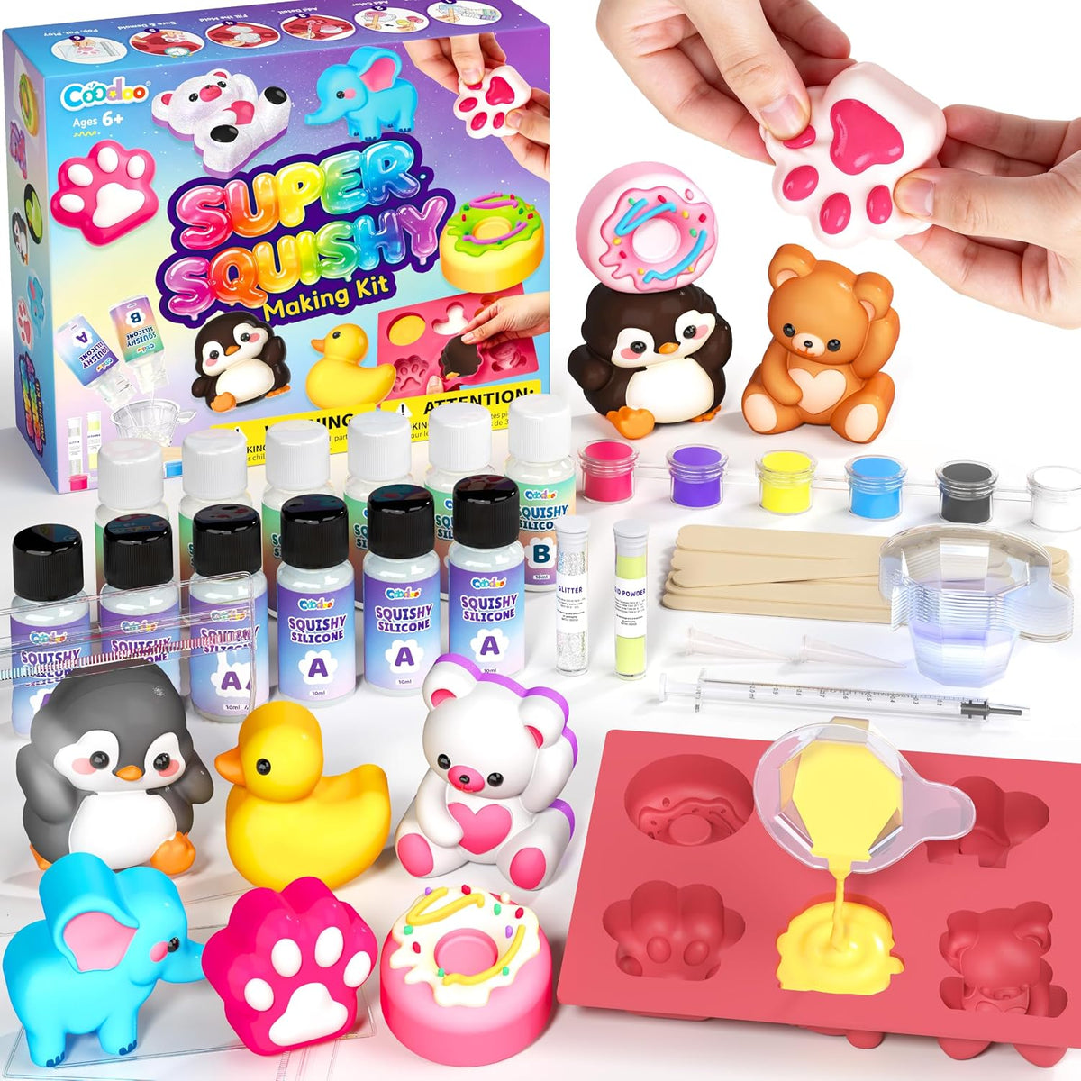 DIY Squishy Making Kit Squishies Sensory Toys for Kids Craft Kits for Girls
